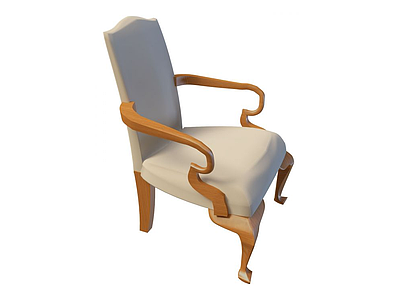 简约中式客厅椅模型