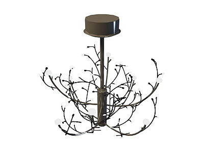3d树枝形吊灯免费模型