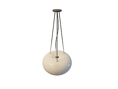 3d球形吊灯免费模型