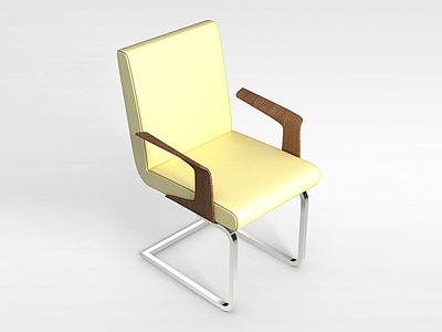 3d弓形软座椅模型