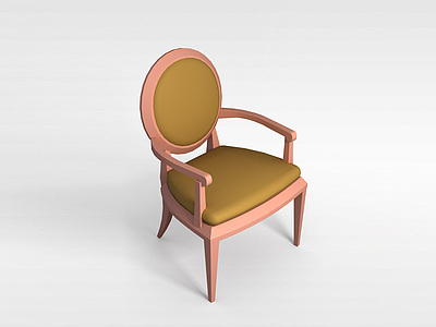 3d布艺椅子模型