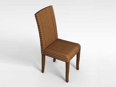 布艺餐椅模型3d模型