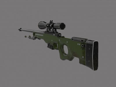3d狙击枪模型