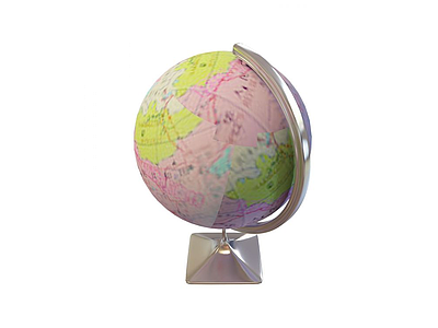 3d地球仪模型