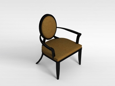 实木软座椅模型3d模型