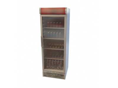 3d饮料冰柜模型