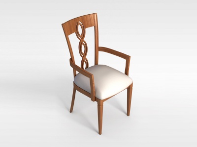 中式实木椅模型3d模型
