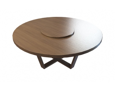 中式圆桌模型