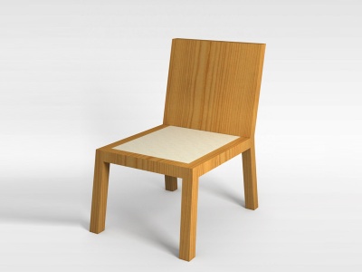 3d<font class='myIsRed'>现代实木椅</font>子模型