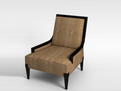 3d舒适的现代沙发椅模型