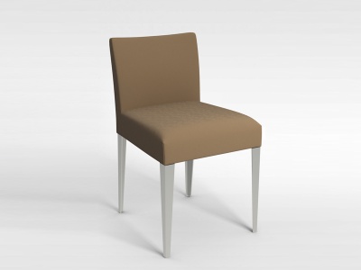 现代布艺餐椅模型3d模型