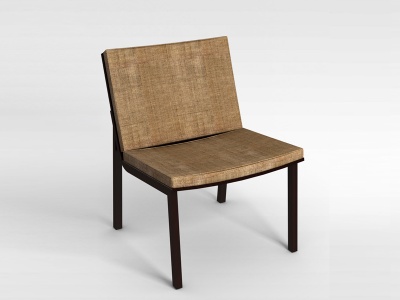 3d舒适的现代布艺沙发椅模型