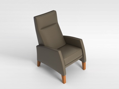 3d办公皮艺椅模型