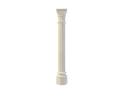 3d菱形柱子模型