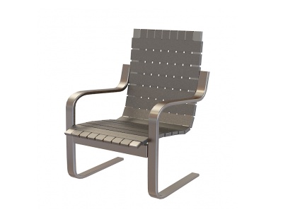 3d实木扶手椅模型