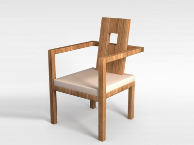 中式休闲椅模型3d模型