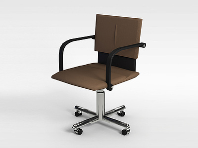 现代办公扶手椅模型3d模型