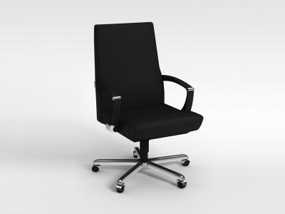 现代五星爪扶手办公椅模型3d模型