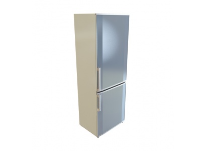 3d双层冰箱冰柜模型