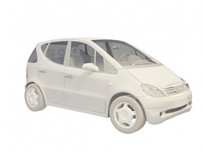 奔驰小汽车模型3d模型