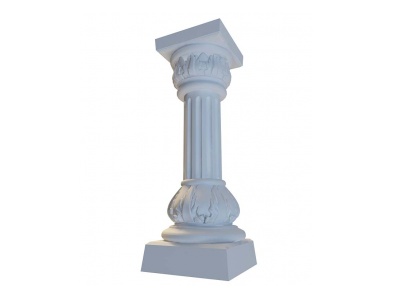 3d罗马柱模型