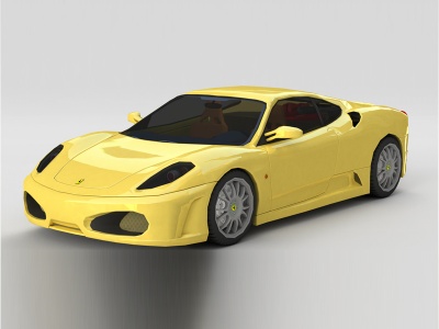法拉利跑车模型3d模型