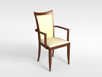 现代高背座椅模型3d模型