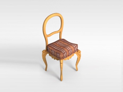3d欧式餐厅椅子模型