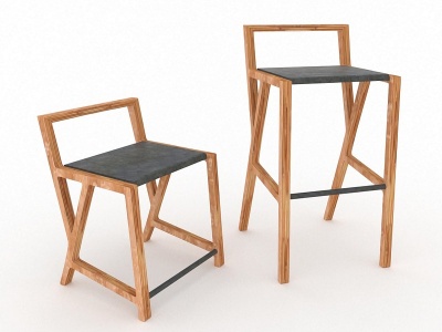 休息椅吧椅模型3d模型