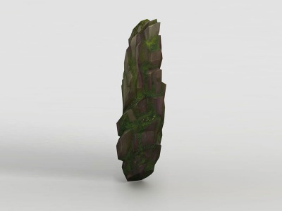 手绘写实石头模型3d模型