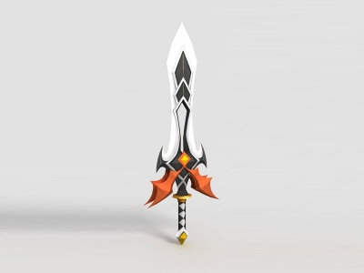 龙之谷武器剑模型3d模型