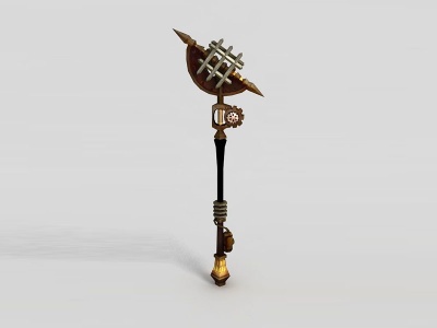 龙之谷游戏武器权杖模型