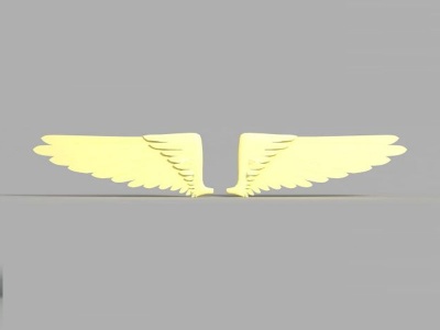 3d游戏翅膀造型模型