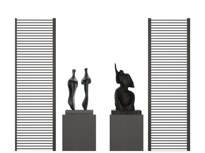 现代雕塑摆件雕塑模型3d模型