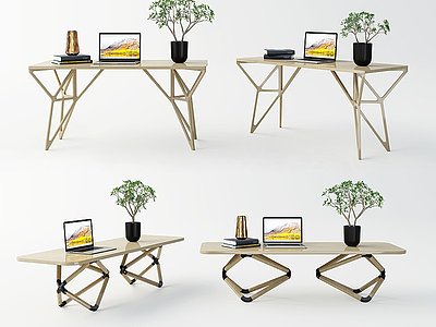 3d现代休闲桌模型