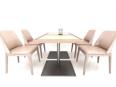 3d餐桌椅子模型