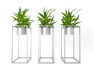 3d植物绿植花架模型