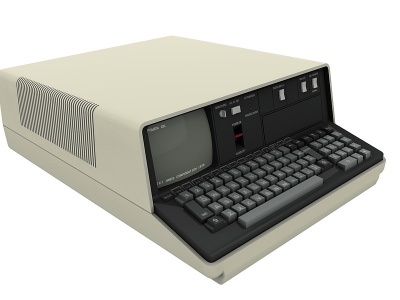 ibm电脑计算机模型3d模型