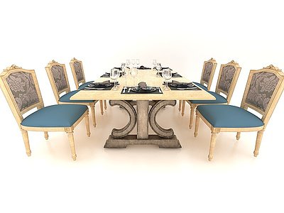 餐桌模型