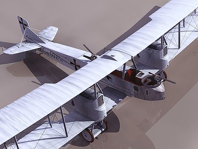 轰炸机3d模型