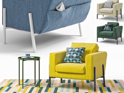 IKEA现代单人沙发模型3d模型