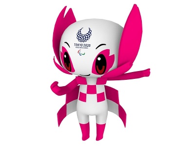 3d奥运会女吉祥物模型