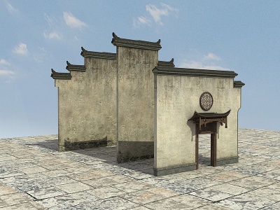 3d乡村规划正兴中国文化系列模型