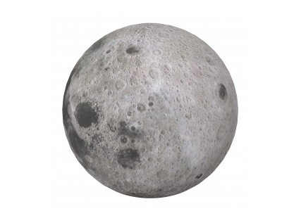 月球模型3d模型