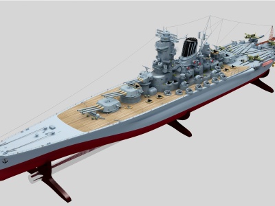 现代船舰艇战舰模型