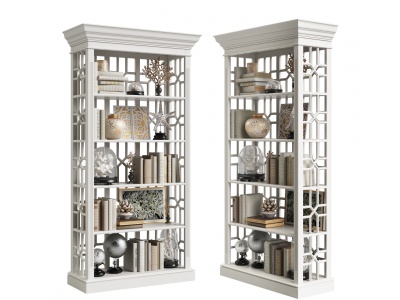 美式装饰柜置物柜模型3d模型