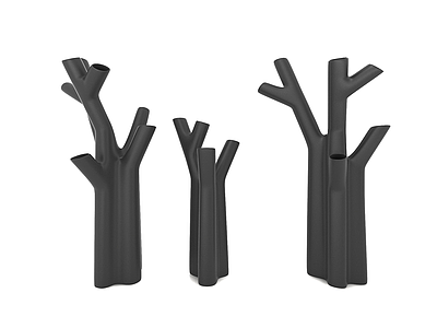 3d树杈装饰品模型