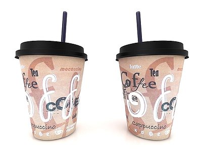 咖啡杯子模型3d模型