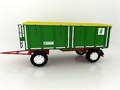 3d垃圾车模型