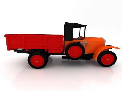 农用拖拉机模型